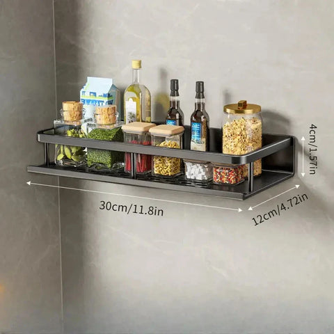 Elegant Wall Shelf for Kitchen Organization