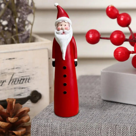 Santa Claus Resin Figurine – Classic Holiday Tabletop Decor