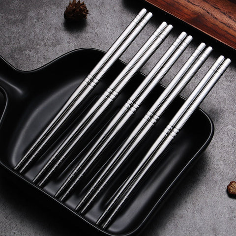 Stainless Steel Chopstick Set – Luxury Dining Utensils