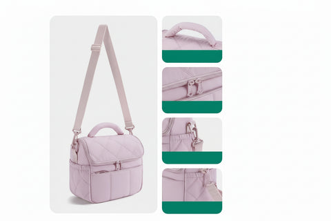 Large capacity portable lunch bag