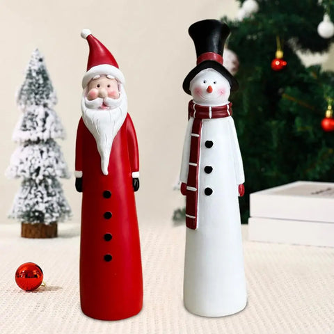 Santa Claus Resin Figurine – Classic Holiday Tabletop Decor