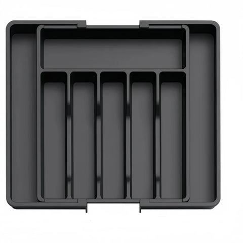 Adjustable Kitchen Drawer Organizer  8 Grid Plastic Storage Tray
