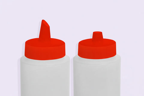 12 oz Squeeze Bottles for Sauces – Leak-Proof Oil, Syrup & Dressing Dispenser, 3-Pack
