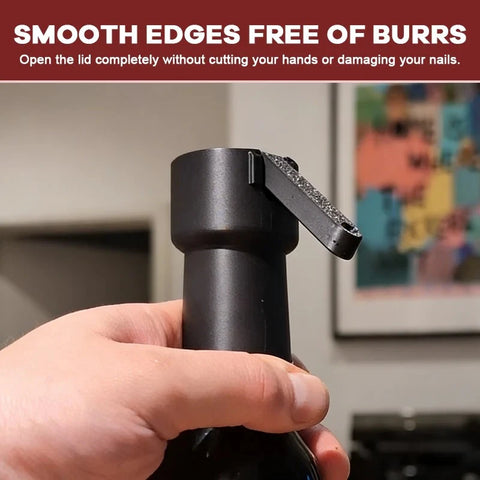 Multifunctional Lever Bottle Opener – Beer, Can & Cap Opener for Home Bar Use