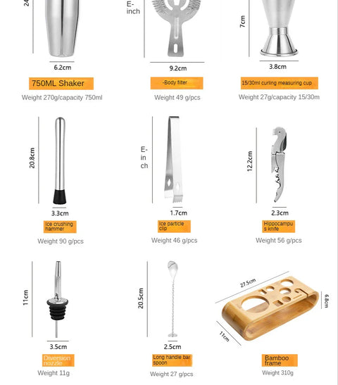 Cocktail Set – Bar Kit Essentials