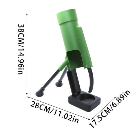 Beer Bottle Mortar Opener – Novelty Cap-Launching Bar & Desk Accessory