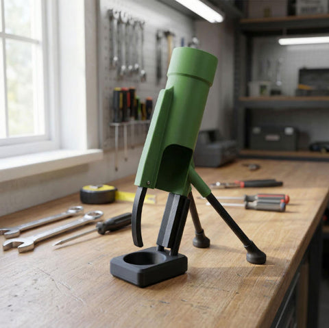 Beer Bottle Mortar Opener – Novelty Cap-Launching Bar & Desk Accessory