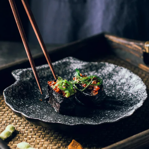 Coastal Ceramic Dinner Plate | Shell Design Tableware