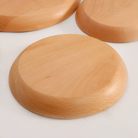 Handcrafted Walnut Wood Plate – Natural Wooden Serving Board