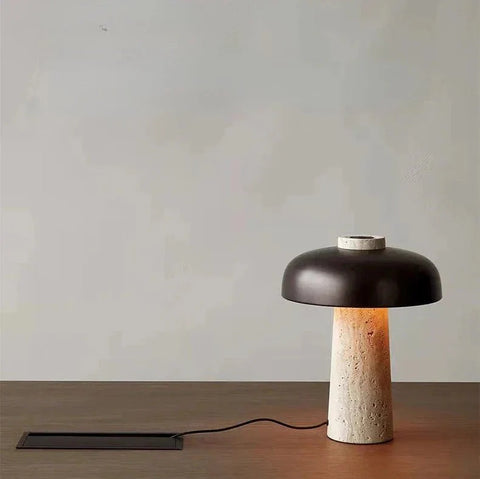 Luxury Travertine Table Lamp