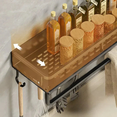 Elegant Wall Shelf for Kitchen Organization