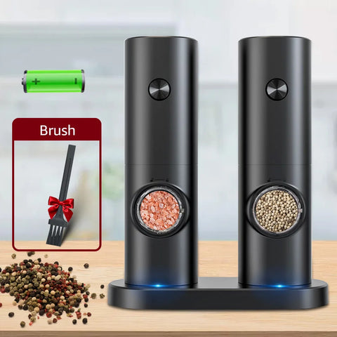 Electric Pepper and Salt Mill Set - SpiceLite