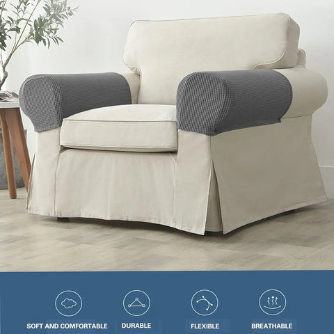 Stretch Armrest Covers – 2 Pc Quilted Waterproof Set