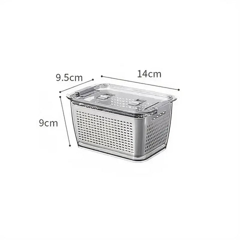 Multifunctional Large Capacity Fridge Storage Basket
