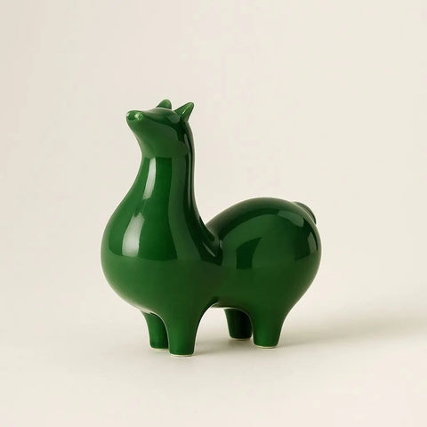 Clara Celadon Ceramic Horse Figurine – Good Fortune Décor