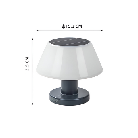 TinySolar Wireless Lamp – Solar Powered Table Light for Stylish Indoor & Outdoor Use