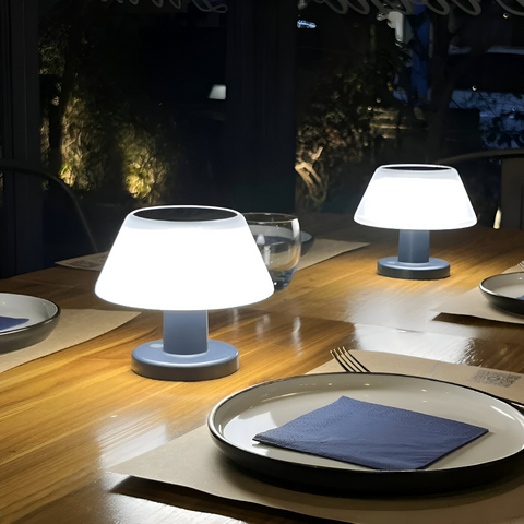 TinySolar Wireless Lamp – Solar Powered Table Light for Stylish Indoor & Outdoor Use