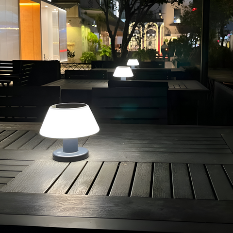TinySolar Wireless Lamp – Solar Powered Table Light for Stylish Indoor & Outdoor Use