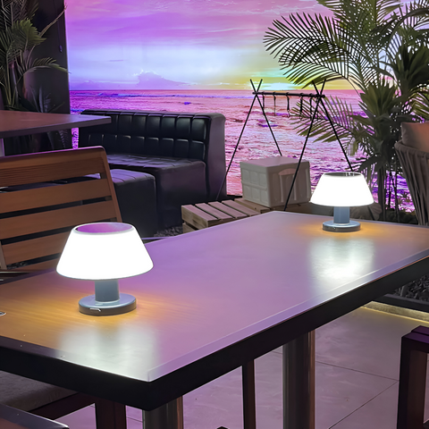 TinySolar Wireless Lamp – Solar Powered Table Light for Stylish Indoor & Outdoor Use