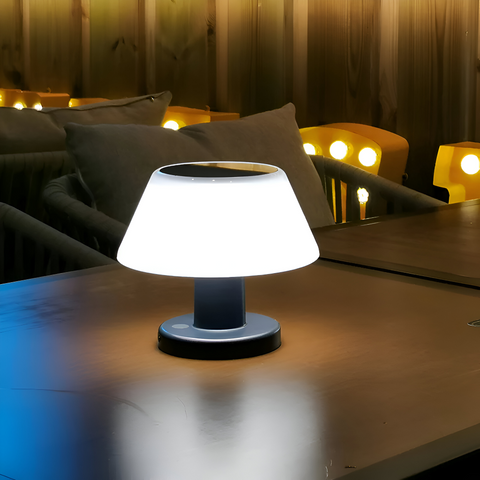 TinySolar Wireless Lamp – Solar Powered Table Light for Stylish Indoor & Outdoor Use
