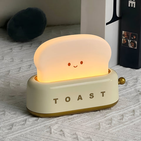 TinyToast Table Lamp – Portable Toaster-Inspired Dimmable LED Night Light
