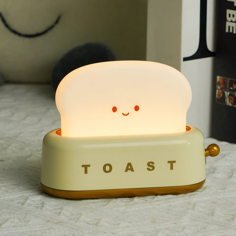 TinyToast Table Lamp – Portable Toaster-Inspired Dimmable LED Night Light