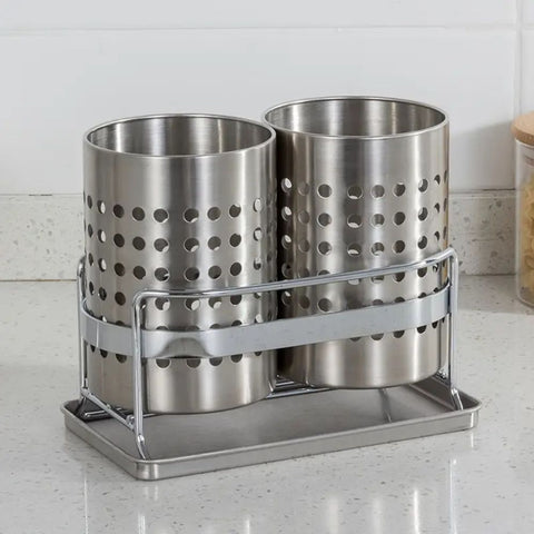 Stainless Steel Cutlery Organiser – Kitchen Drawer Tray