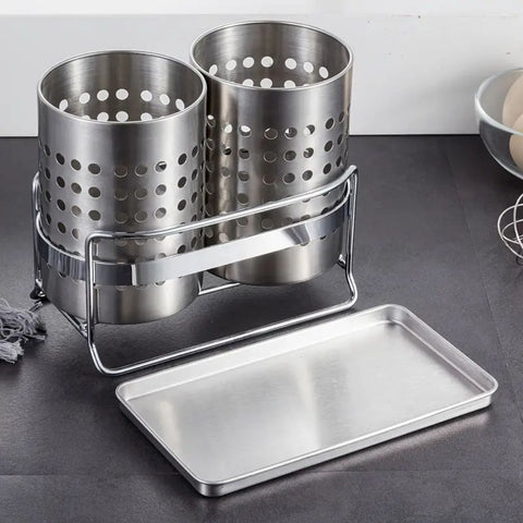 Stainless Steel Cutlery Organiser – Kitchen Drawer Tray
