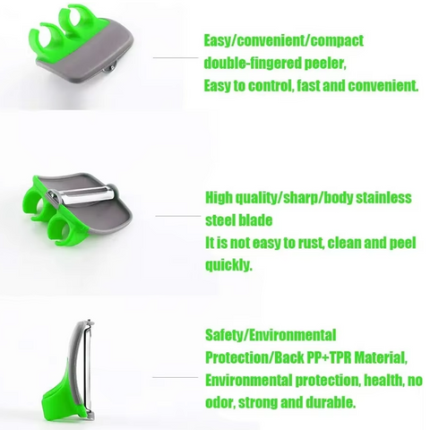 4-Piece Vegetable Peeler Set