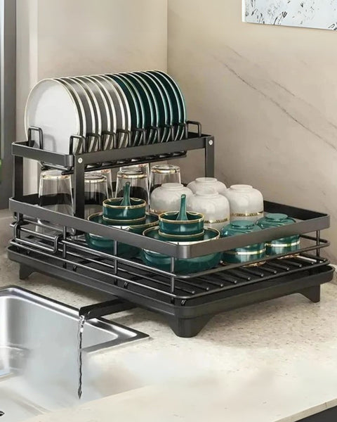 Kitchen Dish Drying Rack | Modern Design with Drainage