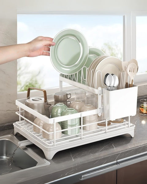 Kitchen Dish Drying Rack | Modern Design with Drainage