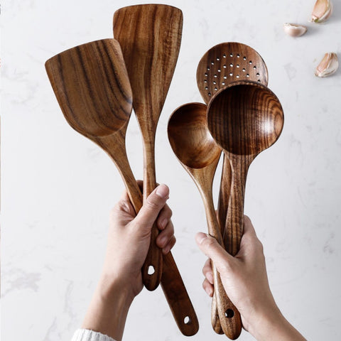 Wooden Cooking Utensil Set