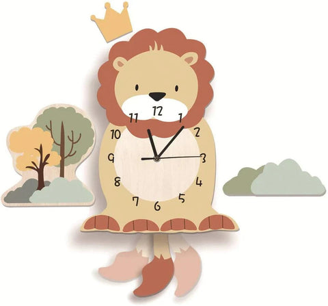 Animal Wall Clock for Kids – Fun Children's Room Decor