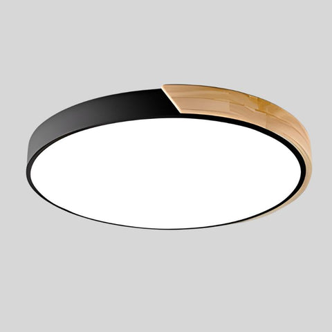 LuminaWood Ceiling Light – Nordic Wooden LED Design in Circular Form