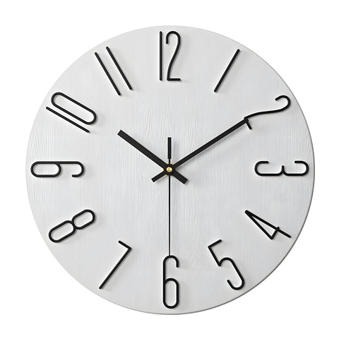 Modern Silent Quartz Wall Clock – Minimalist Home Decor