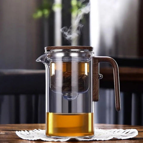 Magnetic Filtration Glass Teapot – Pure & Effortless Tea Brewing