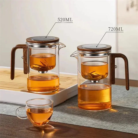 Magnetic Filtration Glass Teapot – Pure & Effortless Tea Brewing