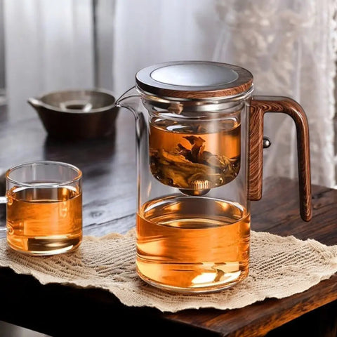 Magnetic Filtration Glass Teapot – Pure & Effortless Tea Brewing