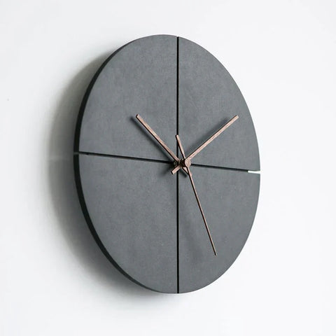Minimalist Wall Clock – Silent Quartz Movement