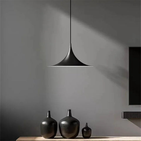 Scandinavian Cone Pendant Light | Bedroom & Dining