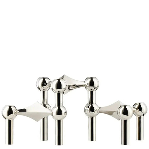 Molecular Structure Candle Holder – Abstract Metal Décor