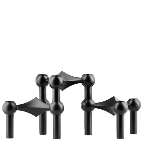 Molecular Structure Candle Holder – Abstract Metal Décor