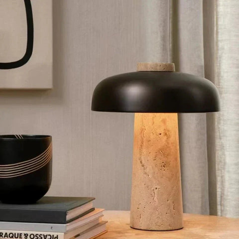 Luxury Travertine Table Lamp