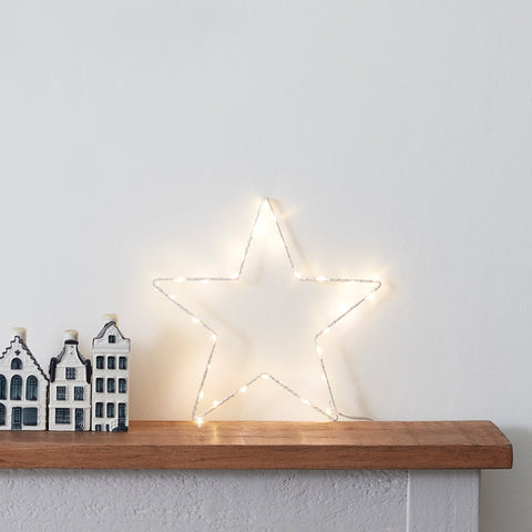 Star Window Light – Warm LED Christmas Decoration