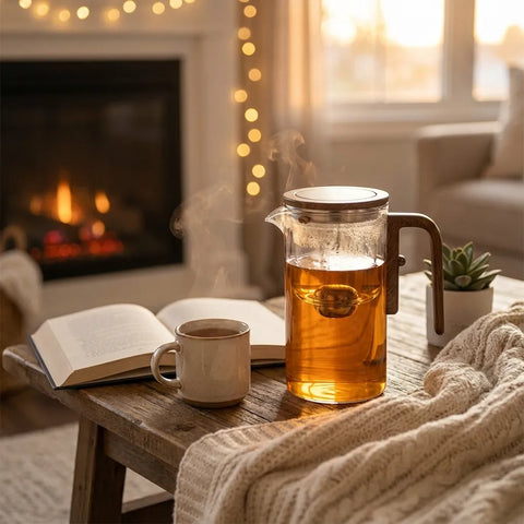 Magnetic Filtration Glass Teapot – Pure & Effortless Tea Brewing