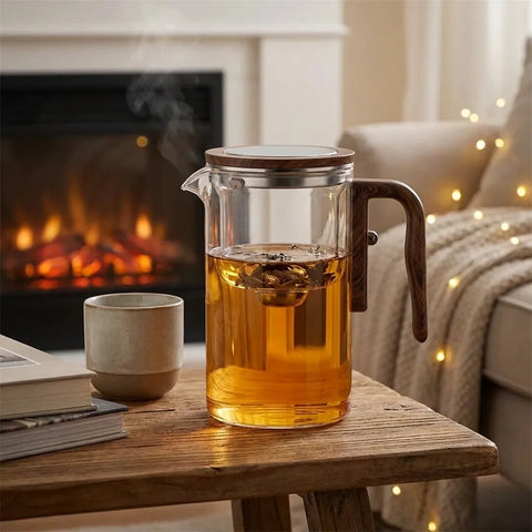 Magnetic Filtration Glass Teapot – Pure & Effortless Tea Brewing