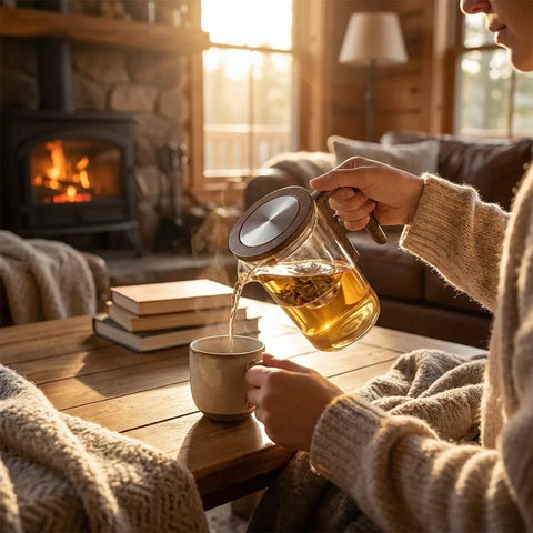 Magnetic Filtration Glass Teapot – Pure & Effortless Tea Brewing