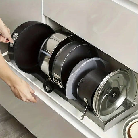 Space-Saving Cookware Organizer