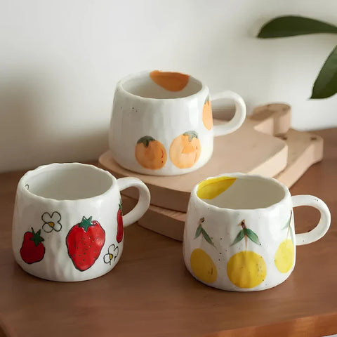 Fruit Garden Handmade Ceramic Mugs
