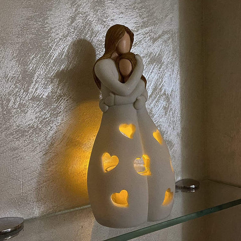 Romantic Figure Lamp | Heart Pattern Mood Light